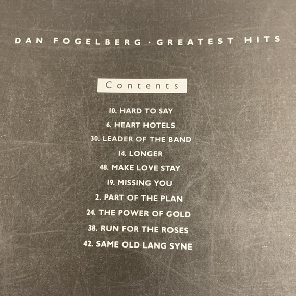 Vintage Dan Fogelberg Greatest Hits Adaptations for Piano and Guitar 52 pages - Picture 3 of 8